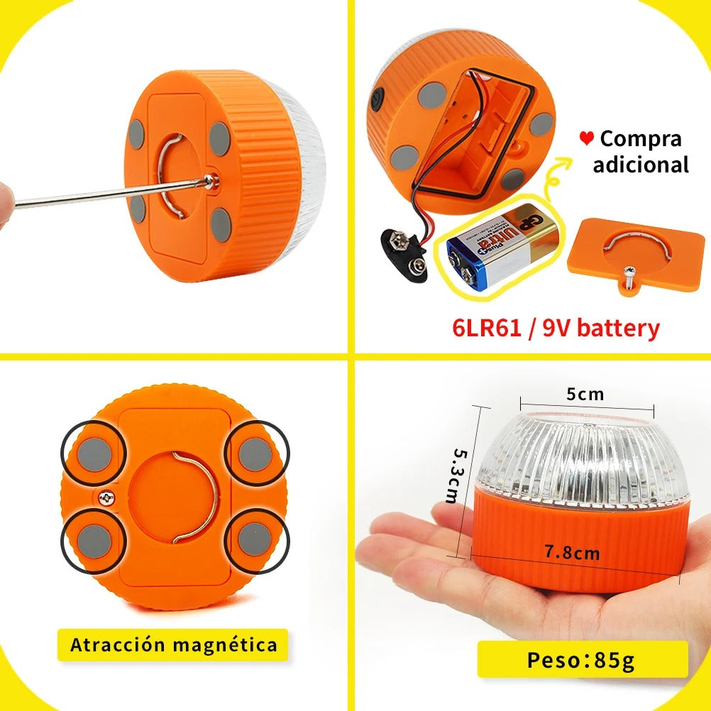 LUZ DE EMERGENCIA V16 HOMOLOGADA