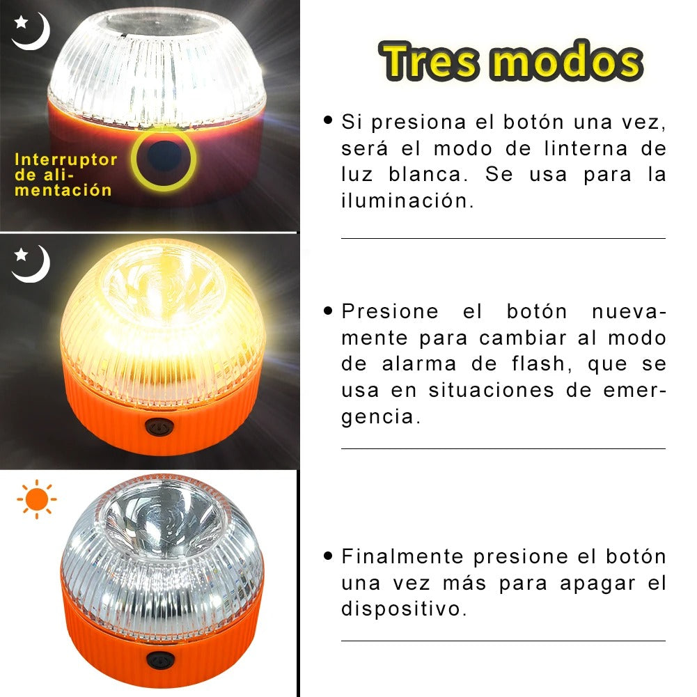 LUZ DE EMERGENCIA V16 HOMOLOGADA